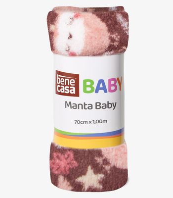 Manta Infantil Microfibra Bene Casa Vermelho UN / Vermelho