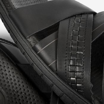 Sandália Ferracini Masculina de Couro Lancer Ferracini 1207A 39 / PRETO 1