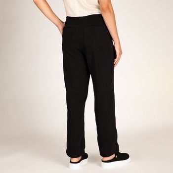 Calça Alafaiataria Reta Bolso Faca  Preto P / Preto