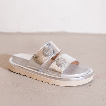 Birken Com Esferas de Strass Prata 35 / Prata