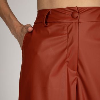 Calça Pantacourt Cintura Alta  Caramelo G / Caramelo