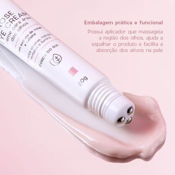 Creme para Área Dos Olhos Roll-On com Extrato de Rosas - Rose Eye Cream 20g Não