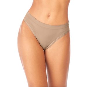 Calcinha Biquíni Anatômica Sem Costura Jacquard Renda Bege Zee Rucci