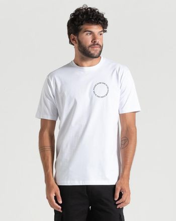 Camiseta Volcom Cylinderz Branca G / Branco