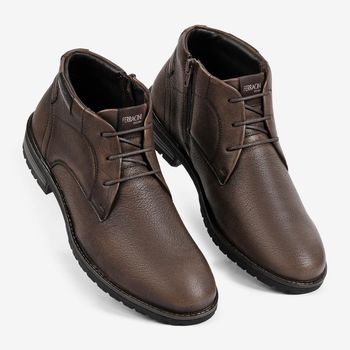 Bota Casual de Couro Bagda Ferracini 9620-665B 39 / MARROM | BROWN