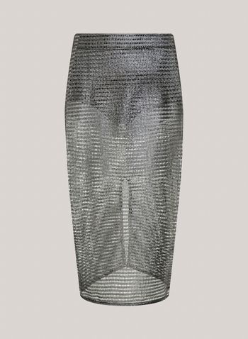 Saia Reta Silver Shine John John Feminina P / Prata