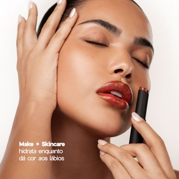Bálsamo Labial Marrom - Soft Kiss Balm Frisky Océane Edition 3,2g Não