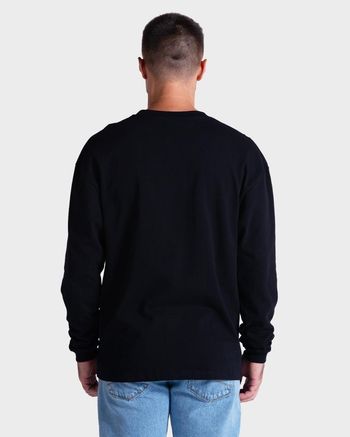 Camiseta Manga Longa Rusty V8 Preto G / Preto