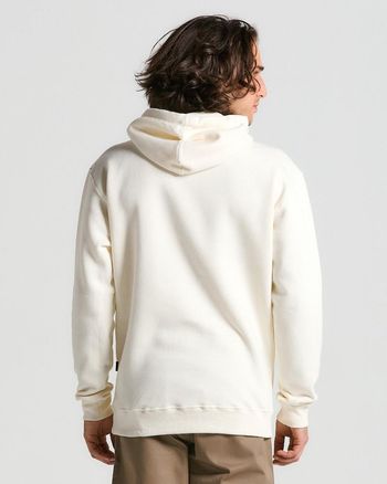 Moletom Volcom Canguru Signature Off White G / Off White