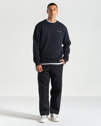 Moletom Volcom Careca Free Fall Preto GG / Preto