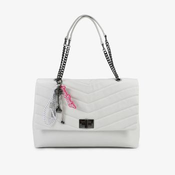 Bolsa De Ombro Branco Blanc Matelassê Couro Express Yourself Único