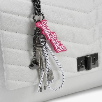 Bolsa De Ombro Branco Blanc Matelassê Couro Express Yourself Único