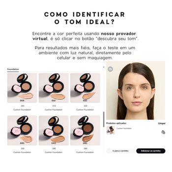 Base Líquida Clara Semi-Matte - Cushion Foundation 05 Océane Edition 12g Não