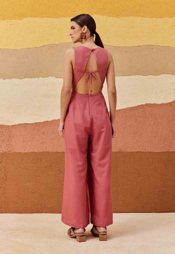 Macacão Recorte Busto G / ROSA CLARO