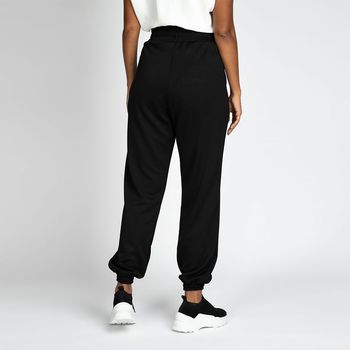 Calça Jogger com Bolso - Preta M / Preta