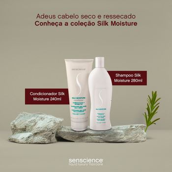 Kit Senscience Silk Moisture Intensif Detangler Shampoo Máscara Spray (3 produtos)