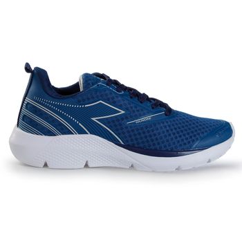 Tênis Corrida Masculino Diadora Giunone Marinho e Branco 44 / Marinho