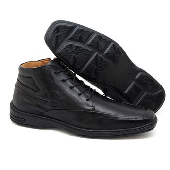 Bota Medelin Couro Roma Preto - MED005 38