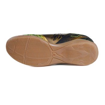 Chuteira Unissex Diadora Agilitá Futsal Preto e Dourado 42 / Preto