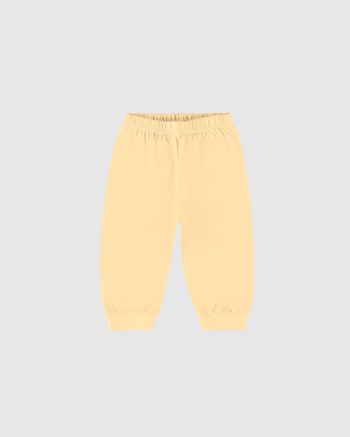 Calça Bebê Unissex Em Algodão Malwee Kids G / Amarelo