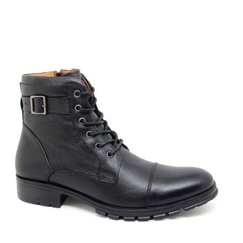 Coturno Rocker Couro Preto - ROC003 39