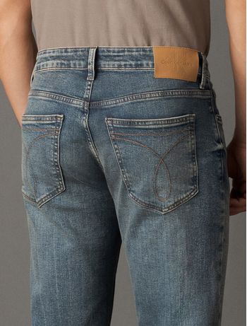 Calça Jeans Masculina Slim Premium Wash Calvin Klein Jeans - Marinho 38