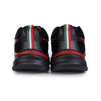 Tênis Corrida Masculino Diadora Cappella Preto e Vermelho 39 / Preto