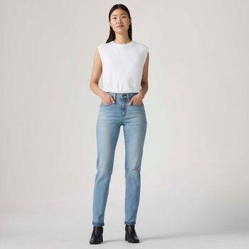 Calça Jeans Levi's® 724® High Rise Straight Lavagem Média 25X32 USA | 36 BR