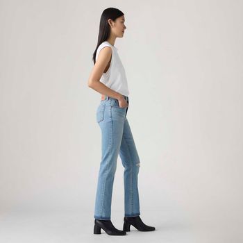 Calça Jeans Levi's® 724® High Rise Straight Lavagem Média 25X32 USA | 36 BR