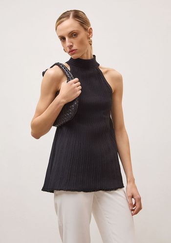 Regata Iódice Cava Francesa Tricot Preto PP / preto