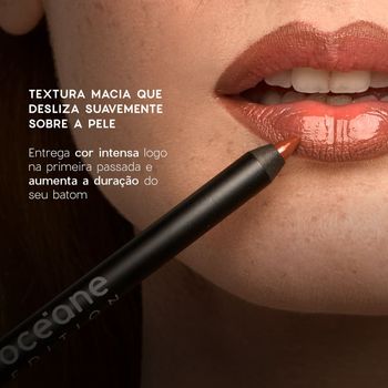Lápis de Contorno Labial Marrom - Lip Liner Warm Caramel Océane Edition 1,2g Não