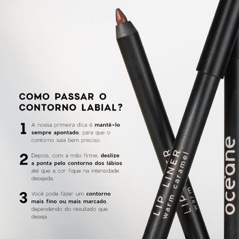 Lápis de Contorno Labial Marrom - Lip Liner Warm Caramel Océane Edition 1,2g Não