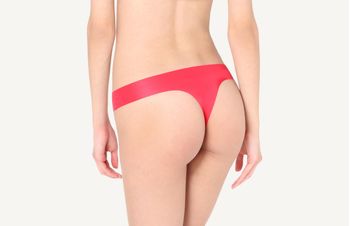 Calcinha Brasileira Sem Costura Em Microfibra Ultraleve - Vermelho P / Vermelho
