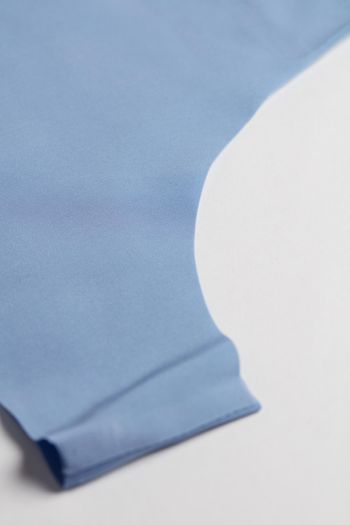 Calcinha Brasileira Sem Costura Em Microfibra Ultraleve - Azul P / Azul