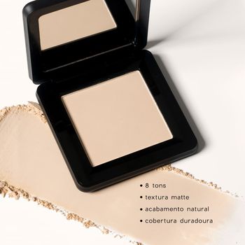 Kit Base Líquida Cushion 05 + Pó Compacto Porcelain Océane Edition (2 Produtos) Não