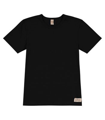 Camiseta Infantil Masculina  Meia Malha Trick Nick Preto 2 / Preto