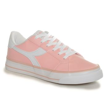 Tenis Casual Unissex Diadora Modena Rosa e Branco 39 / Rosa