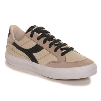 Tenis Casual Unissex Diadora Monza Areia e Preto 42 / Areia
