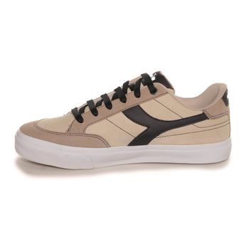 Tenis Casual Unissex Diadora Monza Areia e Preto 42 / Areia