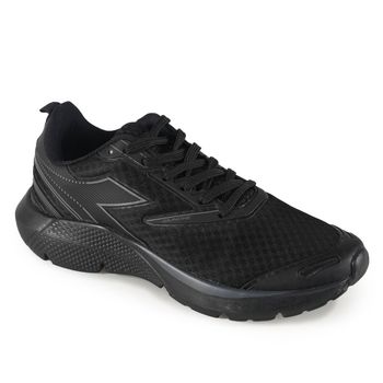 Tênis Corrida Unissex Diadora Giunone Preto e Chumbo 38 / PRETO/CHUMBO