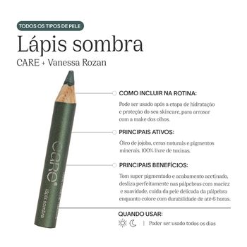 Care Natural Beauty Vanessa Rozan Esmeralda - Lápis Sombra 1,2g