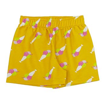 Conjunto Curto Estampado Infantil Feminino Marisol 10 / Branco