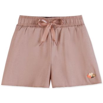 Shorts Tafetá Infantil Feminino Lilica Ripilica 10 / Marrom
