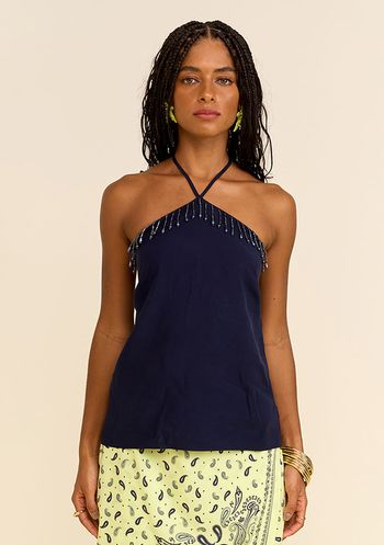 Regata Zinco Solta Cava Francesa Alongada Azul PP / Azul