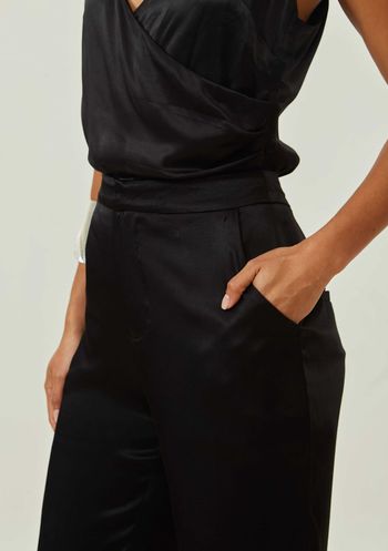 Shorts Maria.Valentina Reto Alta Preto 36 / Preto