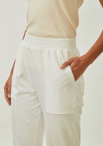 Calça Maria.Valentina Jogging Alta Off White 36 / Off White
