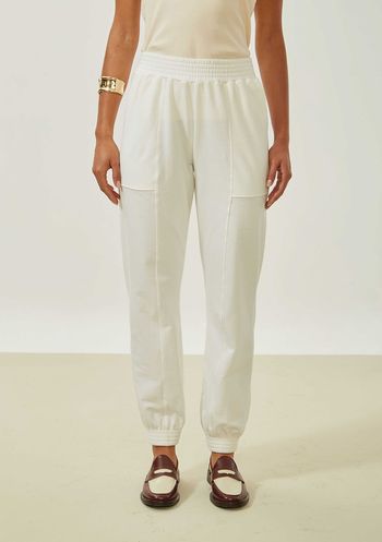 Calça Maria.Valentina Jogging Alta Off White 36 / Off White
