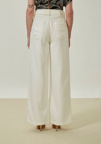 Calça Maria.Valentina Pantalona Alta Off White 36 / Off White