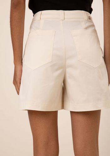 Shorts Maria.Valentina Reto Alta Off White 36 / Off White