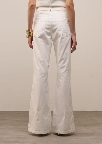 Calça Iódice Boot Cut Alta Off White 36 / Off White